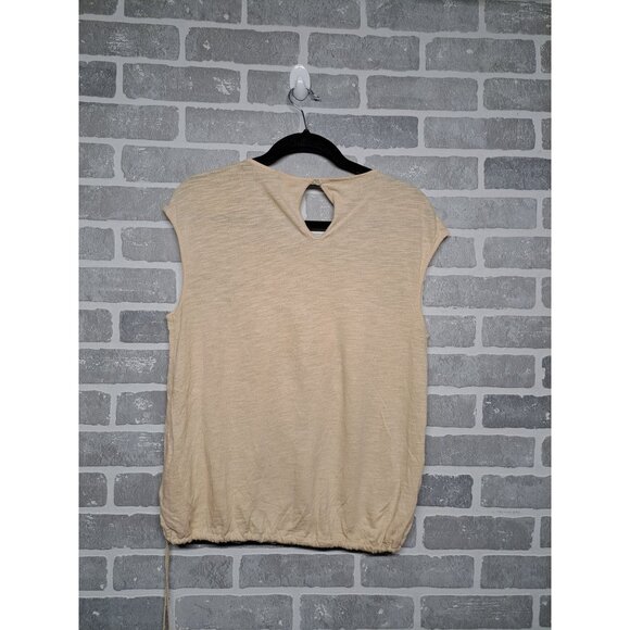 Embroidered Boho Top With Tassel Drawstring Hem & Keyhole Back - Picture 12 of 14